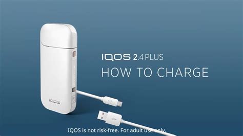 how to charge iqos 2.4 plus